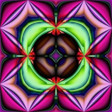 3D render stained glass background seamless tile Illustrazione stock