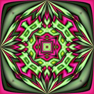 3D render stained glass background seamless tile Stock Illustration