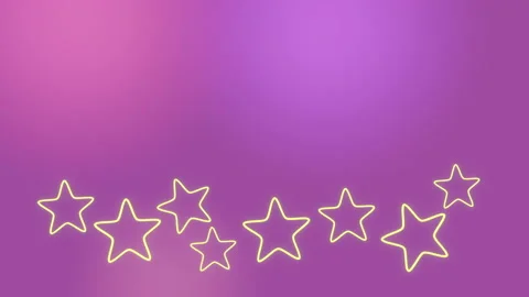 3d render stars on purple background Stock Footage 167417154