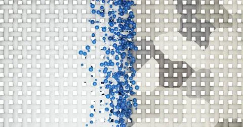 3d render stylized illustration of cleaning the fabric structure from dirt, Stock Illustration