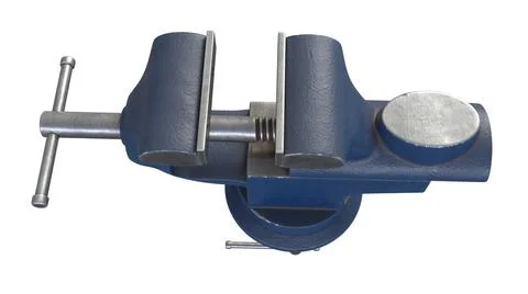 3D render of Table Vise isolated on white Stock Illustration