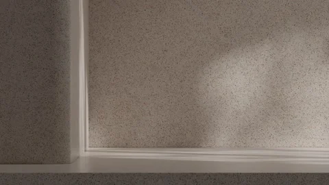 3D render template background of podium mockup with moving shadow Stock Footage 266888397