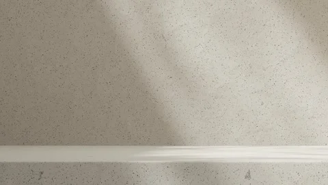 3D render template background of podium mockup with moving shadow Stock Footage 266888923