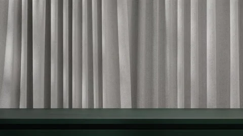 3D render template background of podium mockup with moving shadow Stock Footage 308526942