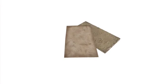 3D render of textured surfaces with detailed patterns 스톡 동영상 284237848