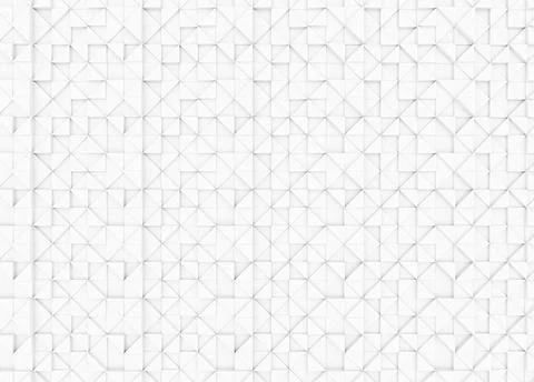 3D render of a textured triangular white surface Illustrazione stock