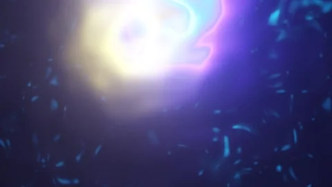 3d render of three abstract neon color rings reflected in the water surface Stock Footage 208101226