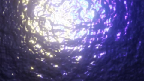 3d render of three abstract neon color rings reflected in the water surface Stock Footage 209465465