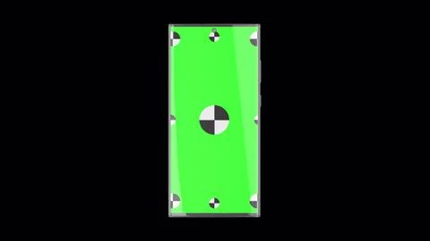 3D render of three smartphone on background with Alpha channel. Rotating in Stock Illustration