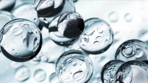 3D Render of transparent glass Bubble Floating in 4k Stock Footage 310090760