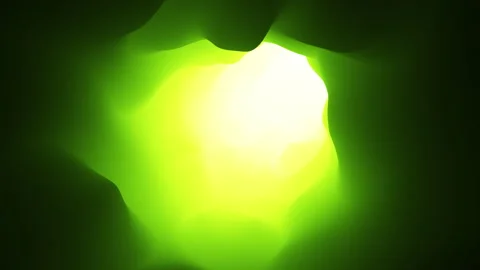 3D render of tunnel with light at the end Stock Footage 280362196