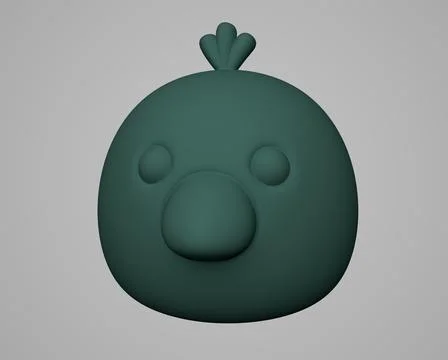 3d render of Turnip Chick Miniature cute character Stock Illustration