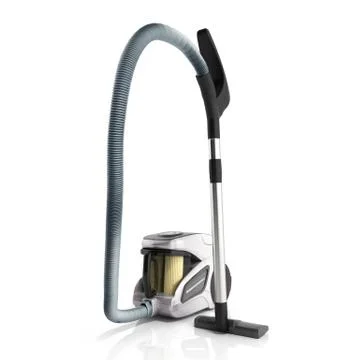 3d render of vacuum cleaner isolated on white background Stock Illustration