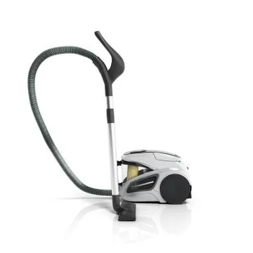 3d render of vacuum cleaner isolated on white background Stock Illustration