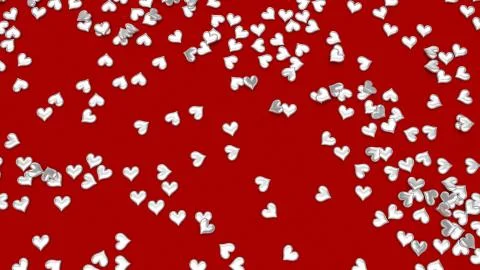 3D Render of Valentine's Day background Stock Illustration