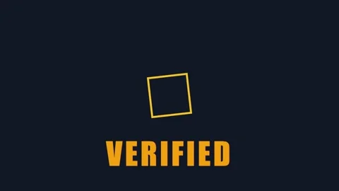 3D render of verified approval badge creating secure digital confirmation Stock Footage 335265879