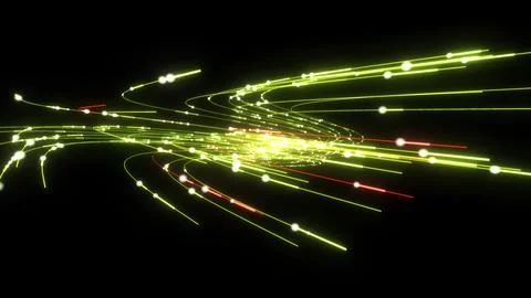 3D Render A vibrant 3D visualization showcasing a dense cluster of bright p.. Stock Illustration