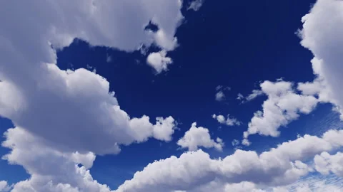 3d render video of serene sky and cloud. Stock Footage 287470764
