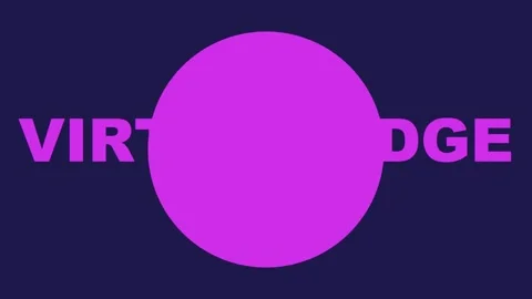 3D render of virtual edge typography creating futuristic digital technology Stock Footage 335265912