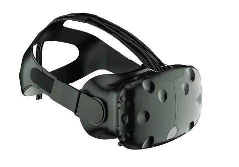 3D render of Virtual Reality googles isolated on white Stock Illustration