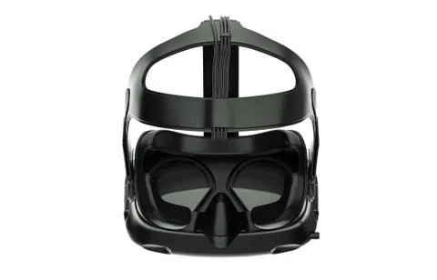 3D render of Virtual Reality googles isolated on white Stock Illustration