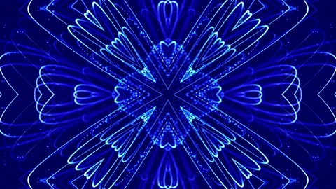 3d render VJ Loop particles Intricate fractal patterns producing captivating Stock-Footage 348251101