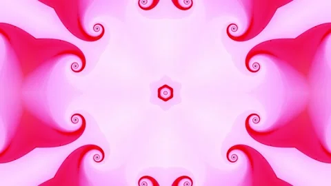 3d render vj loop tunnel kaleidoscope, kaleidoscopic structure vortex. Motion Stock Footage 162422684