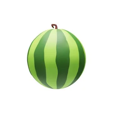 3D render watermelon Stock Illustration