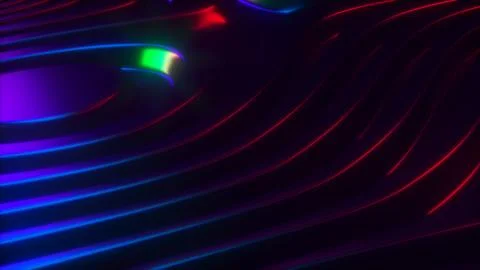 3d render wavy surface. Stock Illustration