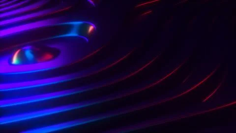 3d render wavy surface. Illustrazione stock