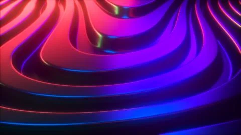 3d render wavy surface. Illustrazione stock