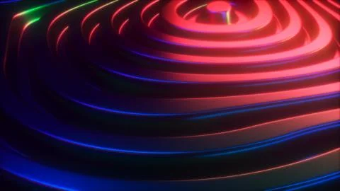 3d render wavy surface. Stock Illustration