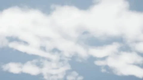 3d Render of white clouds in the blue summer sky Stock Illustration