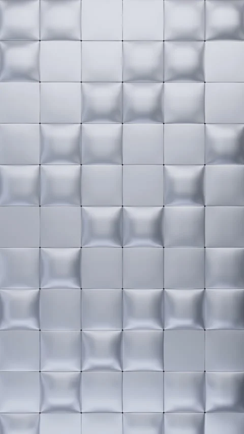 3D Render White Metallic Quilted Wall Texture Background Stock Footage 328247115