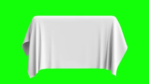 3d render, white textile cloth flying away, opening, disappearing, unpack Stock Footage 91044489
