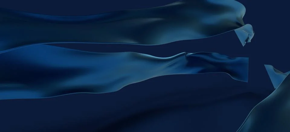 3d rendered Abstract blue wave pattern, illustration Stock Illustration