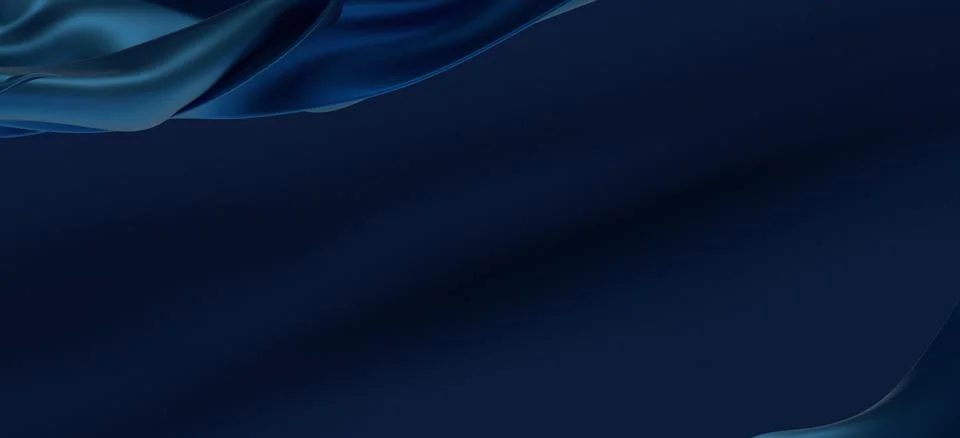 3d rendered Abstract blue wave pattern, illustration イラスト素材