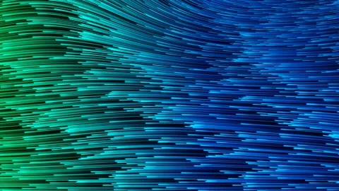 3D Rendered Abstract Lines With Smooth Motion Concept. Trendy Video Background Видео 165921435