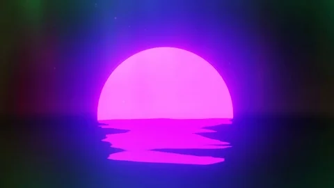 3D rendered abstract moon shaped pink violet  with light reflection Stock Footage 111217144