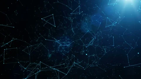 3d rendered abstract plexus Video stock 94874285