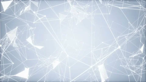 3d rendered abstract plexus shapes. Connection and web concept. Digital Stock Footage 97311784