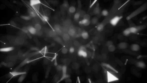 3d rendered abstract plexus shapes. Connection and web concept. Digital Stock Footage 97506419