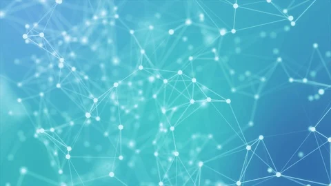 3d rendered abstract plexus shapes loopable sequence Stock Footage 100238782