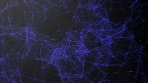 3d rendered abstract plexus shapes. Connection and web concept. Digital Stock Footage 236114267