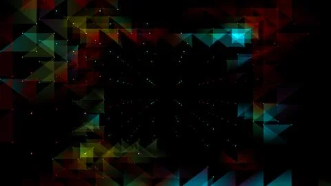 3d rendered abstract plexus shapes. Stock Illustration
