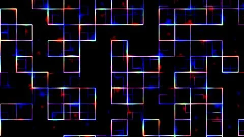 3d rendered abstract plexus shapes. Stock Illustration