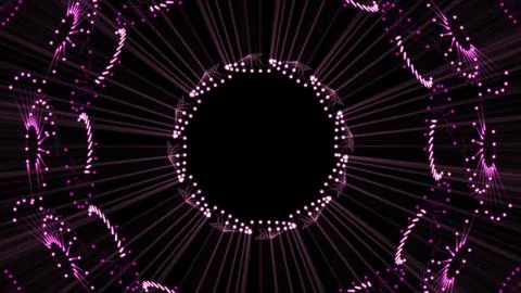 3d rendered abstract plexus shapes. Stock Illustration