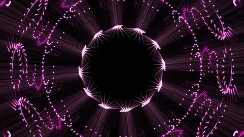 3d rendered abstract plexus shapes. Stock Illustration