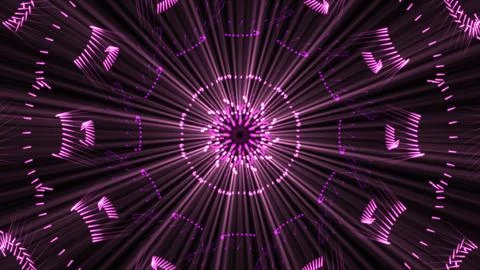 3d rendered abstract plexus shapes. Stock Illustration