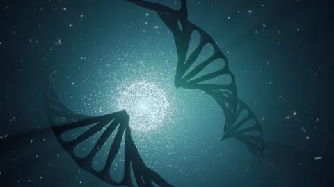 3D rendered animation of rotating DNA mo... | Stock Video | Pond5